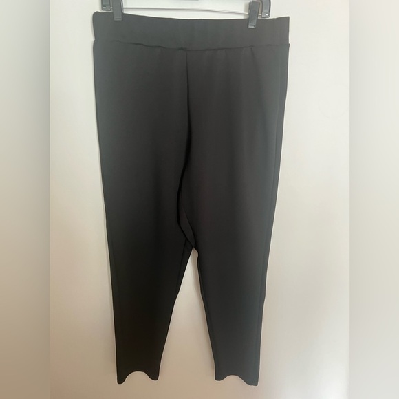 MAZE COLLECTION WOMENS 2X BLACK PULL ON ELASTIC WAIST   STRETCH TAPERED ANKLE - Picture 1 of 7